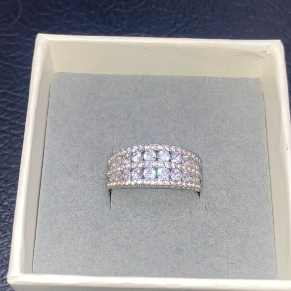 S925 unique eternity wedding band ring - Picture 15 of 15